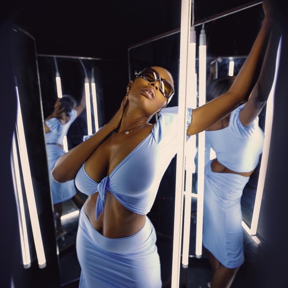 Blue Seta the Label Coord Skirt Set - Picture 1 of 4